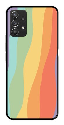 Muted Rainbow Metal Mobile Case for Samsung Galaxy A52 4G