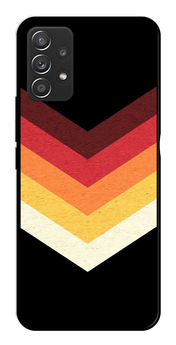 MultiColor Arrow Metal Mobile Case for Samsung Galaxy A52 4G   (Design No -04)