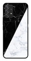 Black White Marble Design Metal Mobile Case for Samsung Galaxy A52 4G   (Design No -09)