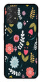 Floral Pattern2 Metal Mobile Case for Samsung Galaxy A52 4G   (Design No -12)