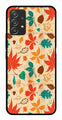 Leafs Design Metal Mobile Case for Samsung Galaxy A52 4G   (Design No -14)