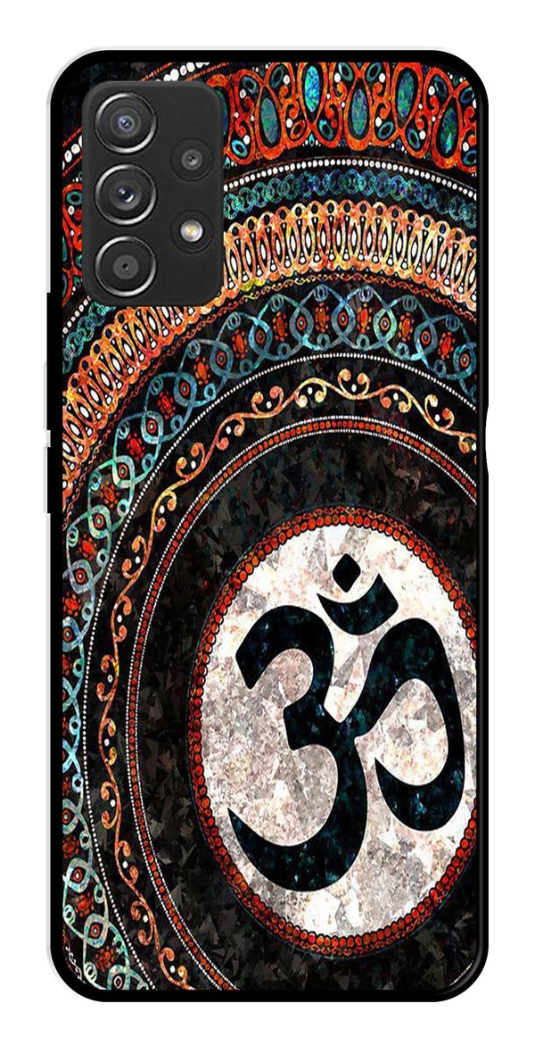 Oum Design Metal Mobile Case for Samsung Galaxy A52 4G   (Design No -15)