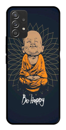 Be Happy Metal Mobile Case for Samsung Galaxy A52 4G