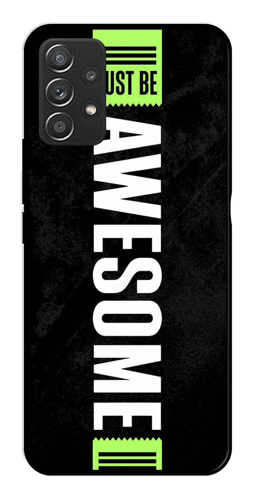 Awesome Metal Mobile Case for Samsung Galaxy A52 4G   (Design No -33)