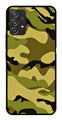 Army Pattern Metal Mobile Case for Samsung Galaxy A52 4G   (Design No -35)