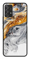 Marble Pattern Metal Mobile Case for Samsung Galaxy A52 4G   (Design No -36)