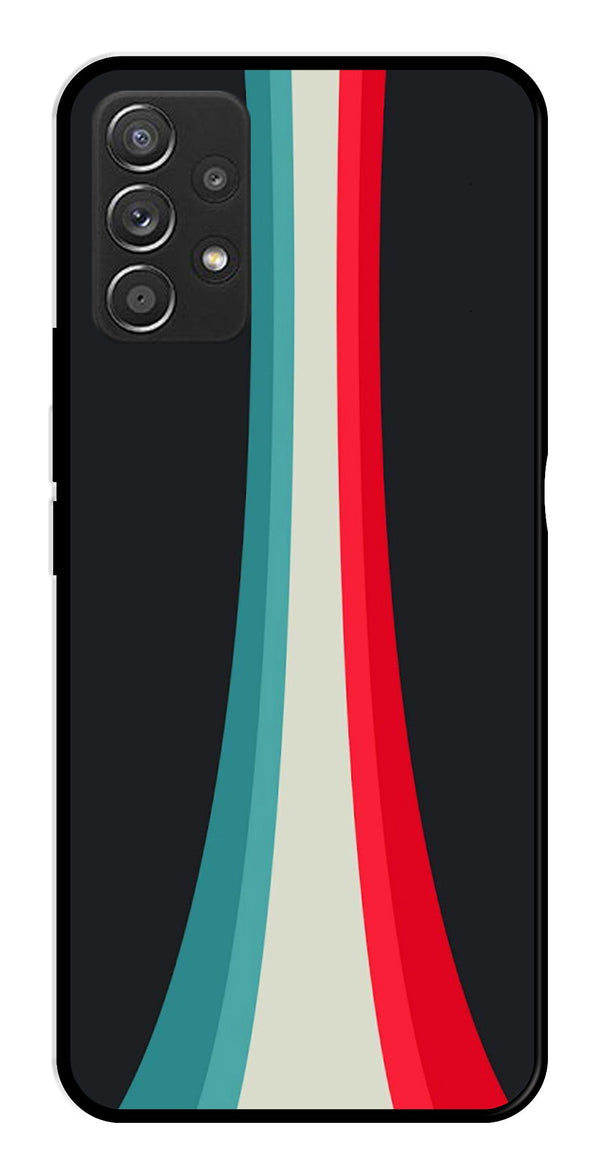 Modern Art Colorful Metal Mobile Case for Samsung Galaxy A52 4G   (Design No -48)