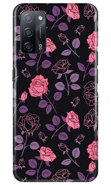 Rose Pattern Mobile Back Case for Oppo A53s 5G (Design - 2)