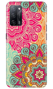 Rangoli art Mobile Back Case for Oppo A53s 5G (Design - 6)