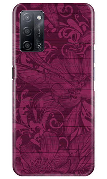 Purple Backround Mobile Back Case for Oppo A53s 5G (Design - 22)