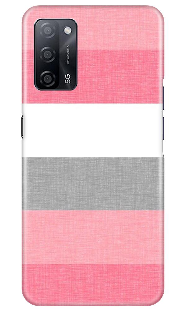 Pink white pattern Case for Oppo A53s 5G