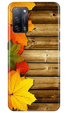 Wooden look3 Mobile Back Case for Oppo A53s 5G (Design - 61)