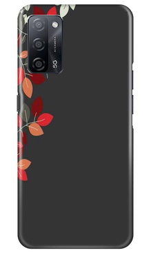 Grey Background Mobile Back Case for Oppo A53s 5G (Design - 71)