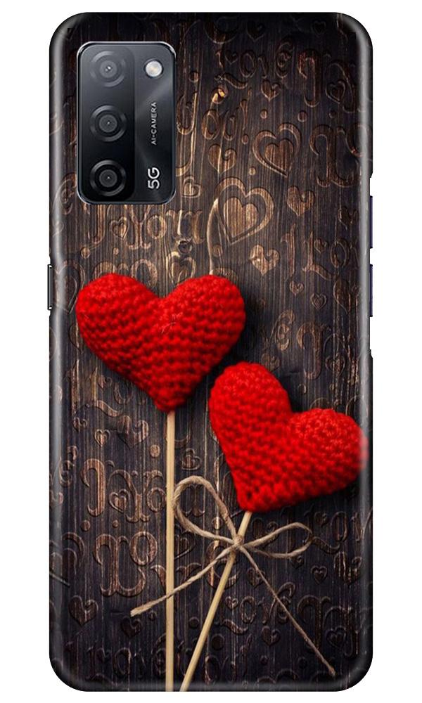 Red Hearts Case for Oppo A53s 5G