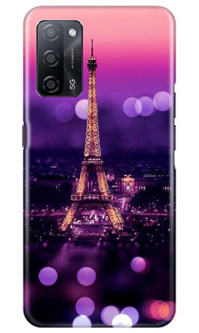 Eiffel Tower Mobile Back Case for Oppo A53s 5G (Design - 86)