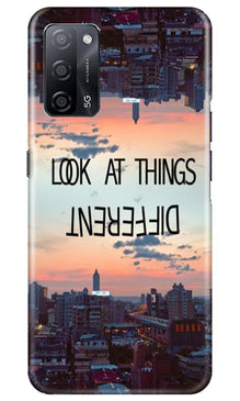 Look at things different Mobile Back Case for Oppo A53s 5G (Design - 99)