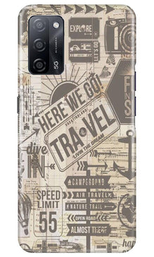 Travel Mobile Back Case for Oppo A53s 5G  (Design - 104)