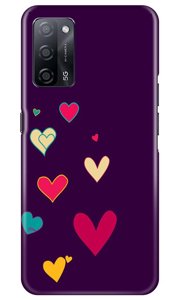 Purple Background Case for Oppo A53s 5G  (Design - 107)