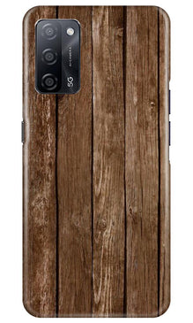 Wooden Look Mobile Back Case for Oppo A53s 5G  (Design - 112)