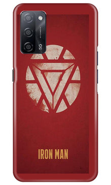 Iron Man Superhero Mobile Back Case for Oppo A53s 5G  (Design - 115)