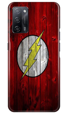 Flash Superhero Mobile Back Case for Oppo A53s 5G  (Design - 116)