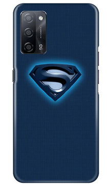 Superman Superhero Mobile Back Case for Oppo A53s 5G  (Design - 117)