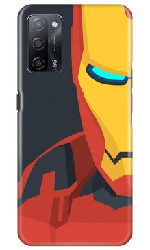 Iron Man Superhero Mobile Back Case for Oppo A53s 5G  (Design - 120)