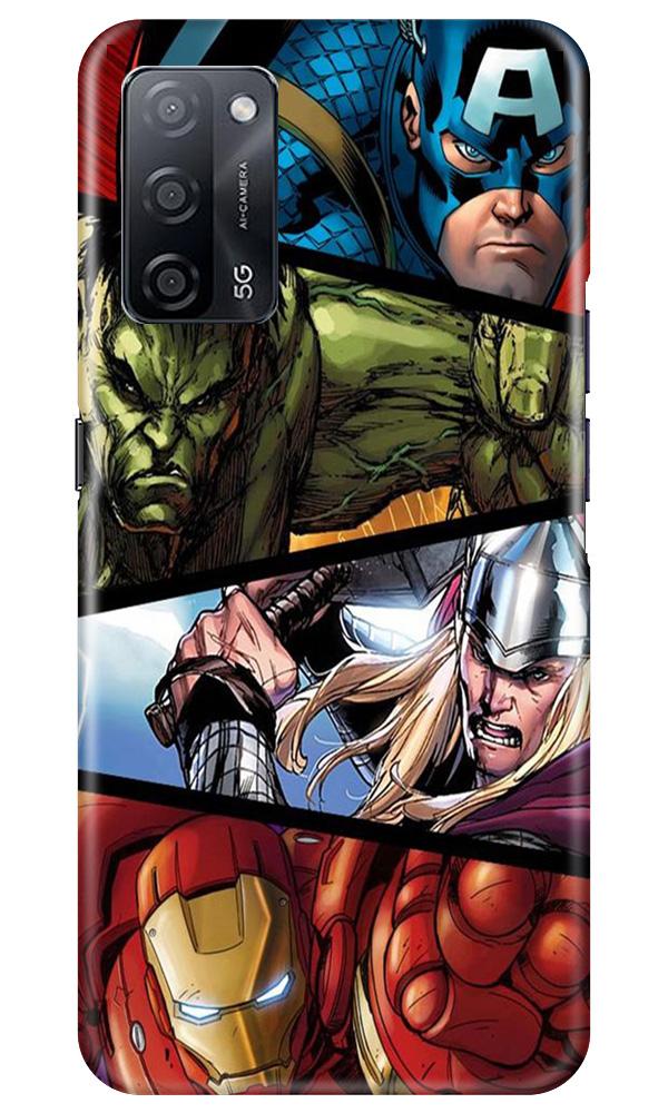 Avengers Superhero Case for Oppo A53s 5G(Design - 124)