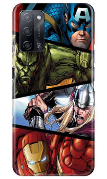 Avengers Superhero Mobile Back Case for Oppo A53s 5G  (Design - 124)