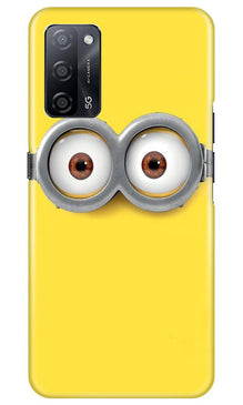 Minions Mobile Back Case for Oppo A53s 5G  (Design - 128)