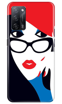 Girlish Mobile Back Case for Oppo A53s 5G  (Design - 131)