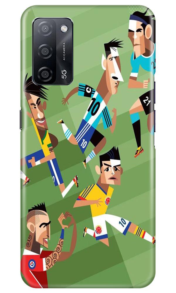 Football Case for Oppo A53s 5G(Design - 166)