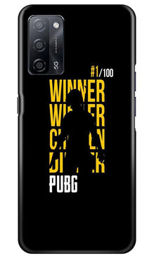 Pubg Winner Winner Mobile Back Case for Oppo A53s 5G  (Design - 177)