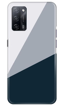Blue Shade Mobile Back Case for Oppo A53s 5G (Design - 182)