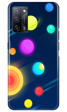 Solar Planet Mobile Back Case for Oppo A53s 5G (Design - 197)
