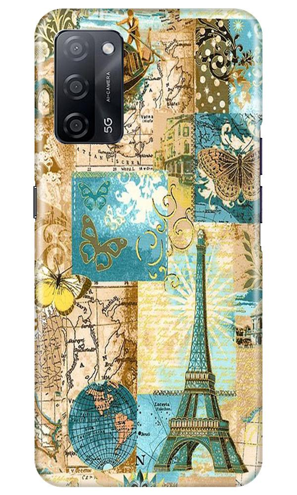Travel Eiffel Tower Case for Oppo A53s 5G (Design No. 206)