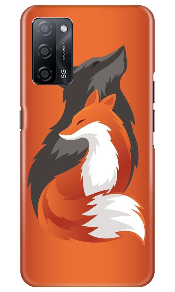 Wolf  Case for Oppo A53s 5G (Design No. 224)