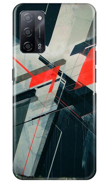 Modern Art Mobile Back Case for Oppo A53s 5G (Design - 231)