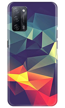 Modern Art Mobile Back Case for Oppo A53s 5G (Design - 232)