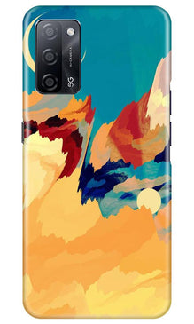 Modern Art Mobile Back Case for Oppo A53s 5G (Design - 236)