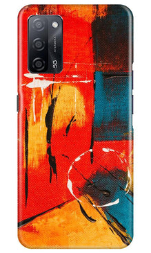 Modern Art Mobile Back Case for Oppo A53s 5G (Design - 239)