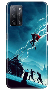 Thor Avengers Mobile Back Case for Oppo A53s 5G (Design - 243)