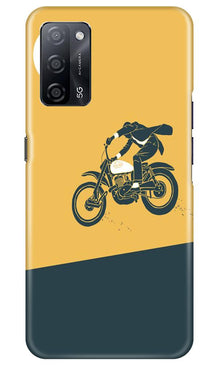 Bike Lovers Mobile Back Case for Oppo A53s 5G (Design - 256)