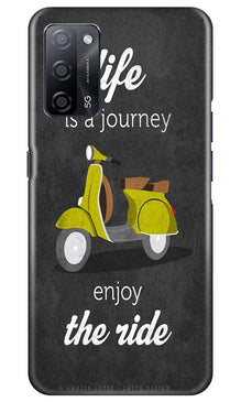 Life is a Journey Mobile Back Case for Oppo A53s 5G (Design - 261)