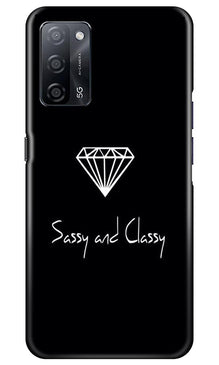Sassy and Classy Mobile Back Case for Oppo A53s 5G (Design - 264)