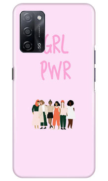 Girl Power Mobile Back Case for Oppo A53s 5G (Design - 267)