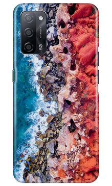 Sea Shore Mobile Back Case for Oppo A53s 5G (Design - 273)