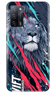 Lion Mobile Back Case for Oppo A53s 5G (Design - 278)