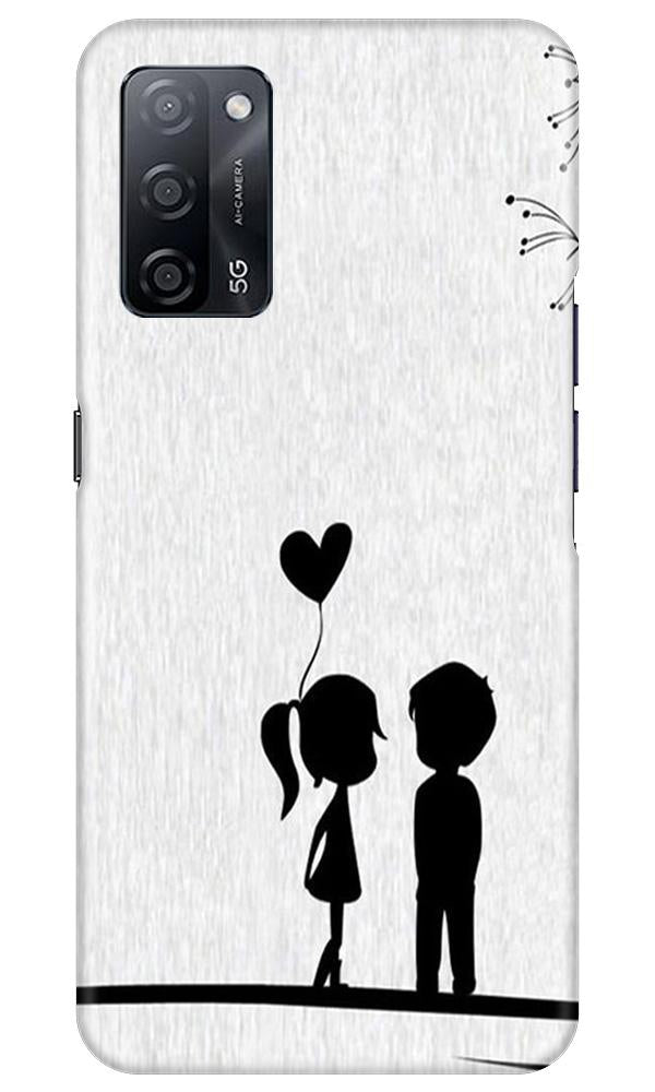 Cute Kid Couple Case for Oppo A53s 5G (Design No. 283)
