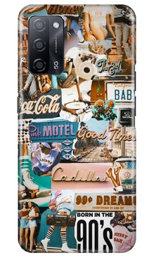 Vintage Design Mobile Back Case for Oppo A53s 5G (Design - 284)